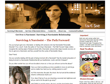 Tablet Screenshot of getoveranarcissist.com